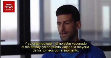 Novak Djokovic nos da una clase de principios e integridad en un minuto…